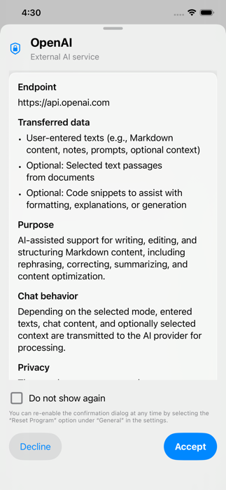AI Markdown Editor Screenshot 8